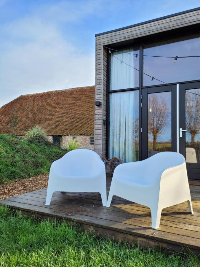 Tiny House Lantliv Oostkapelle, Bij De Boer Villa Dış mekan fotoğraf