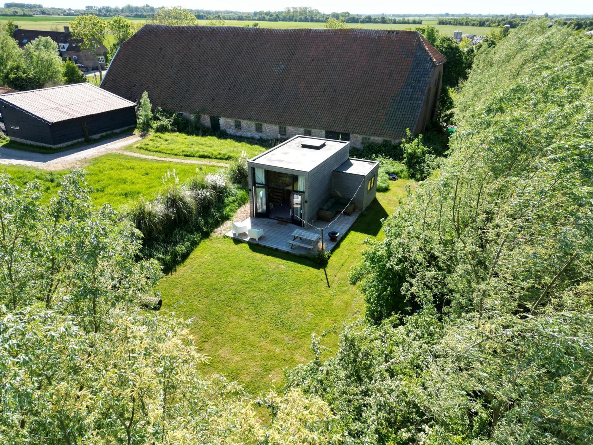 Tiny House Lantliv Oostkapelle, Bij De Boer Villa Dış mekan fotoğraf
